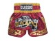 Classic Muay Thai Shorts : CLS-002 Maroon